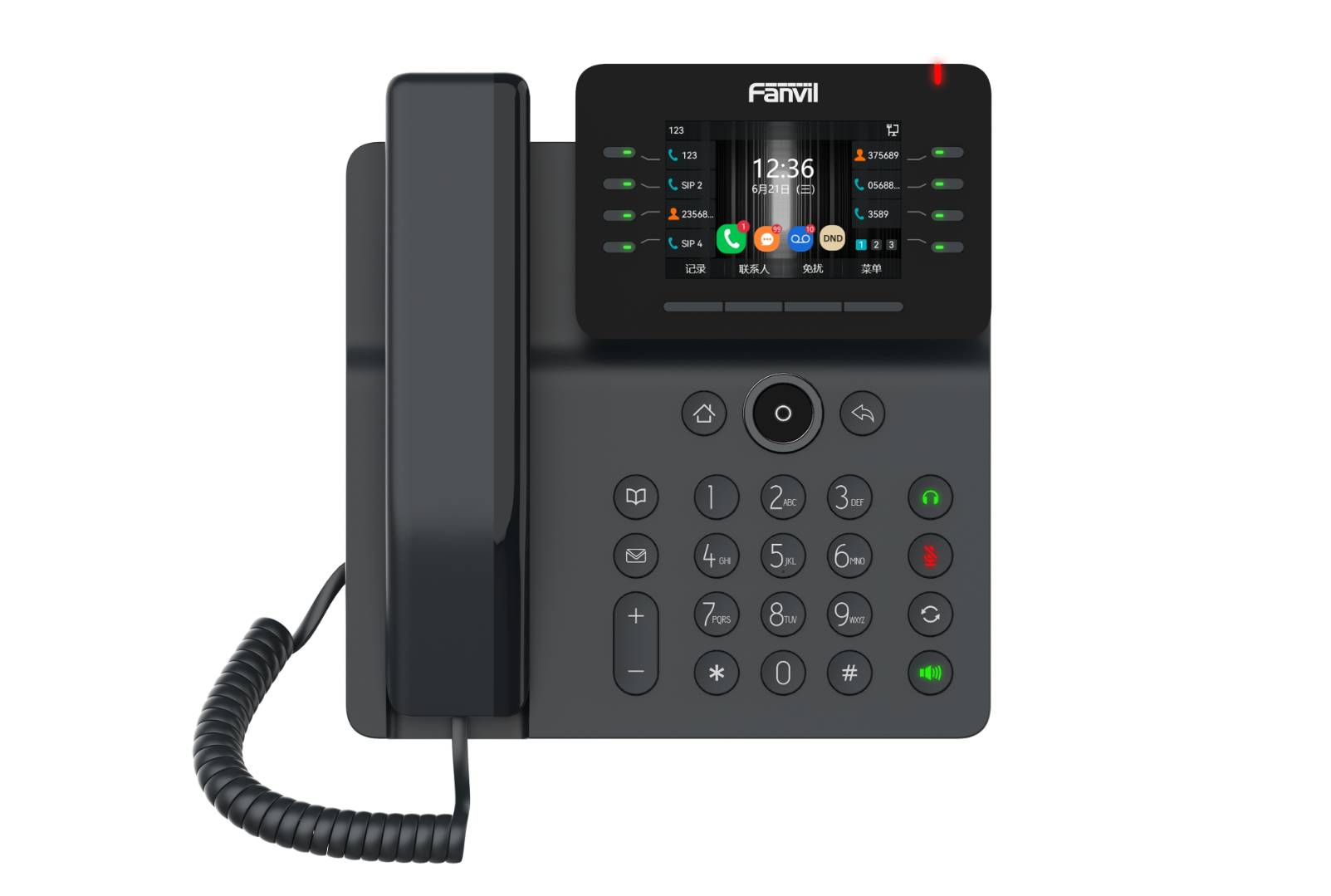 Телефон IP Fanvil V64, черный