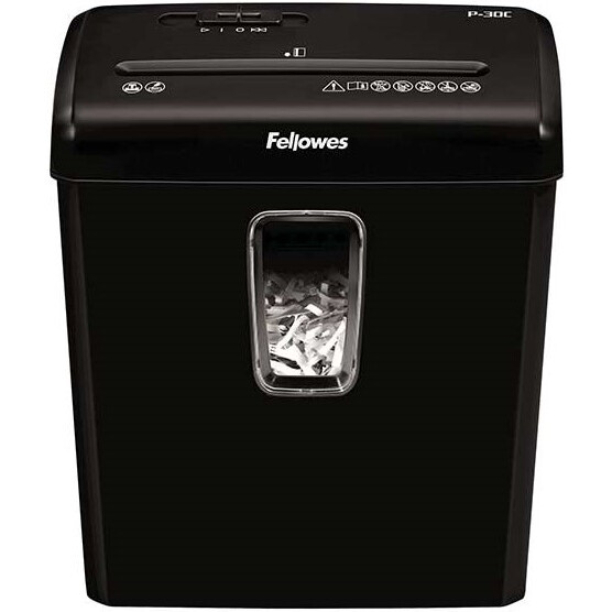 Шредер Fellowes PowerShred Р-30С (FS-60081), Черный