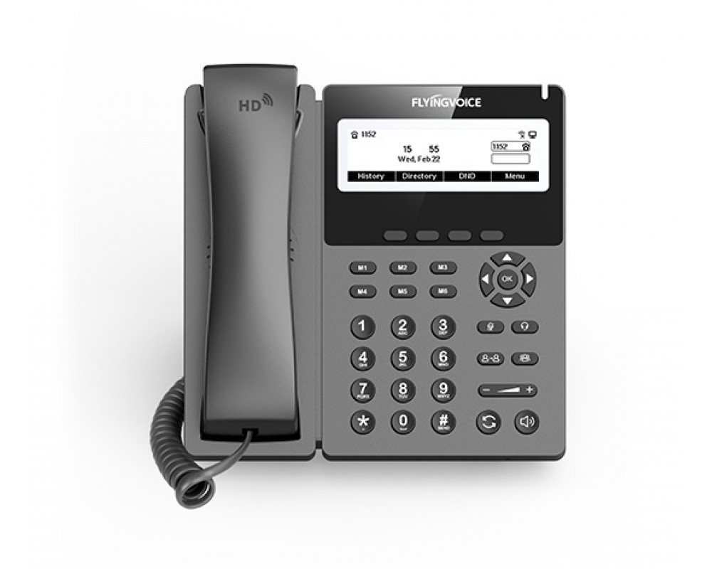 Телефон IP Flyingvoice P22P, серый