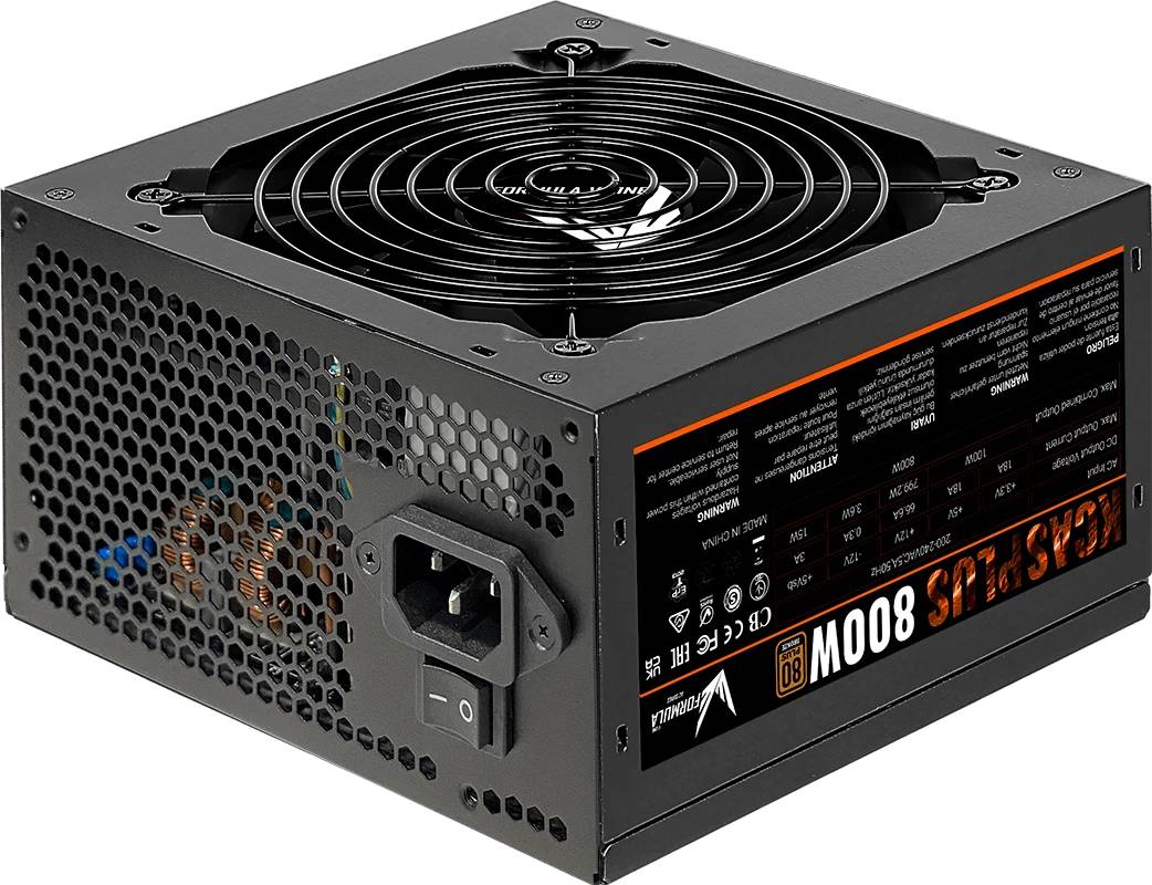 Блок питания 800Вт, Formula KCAS Plus 800W, 80 Plus Bronze, APFC, ATX