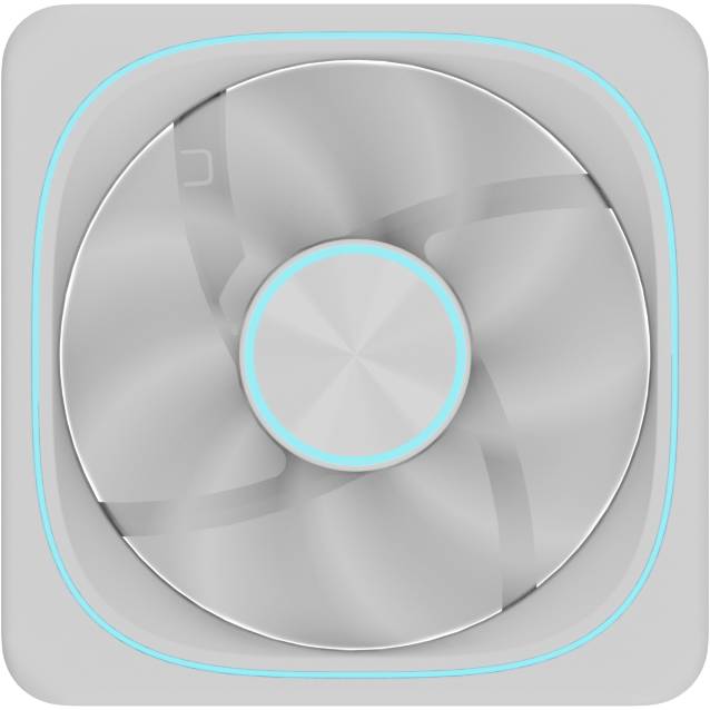 Вентилятор 12x12см Formula Air Fusion 1 WH ARGB