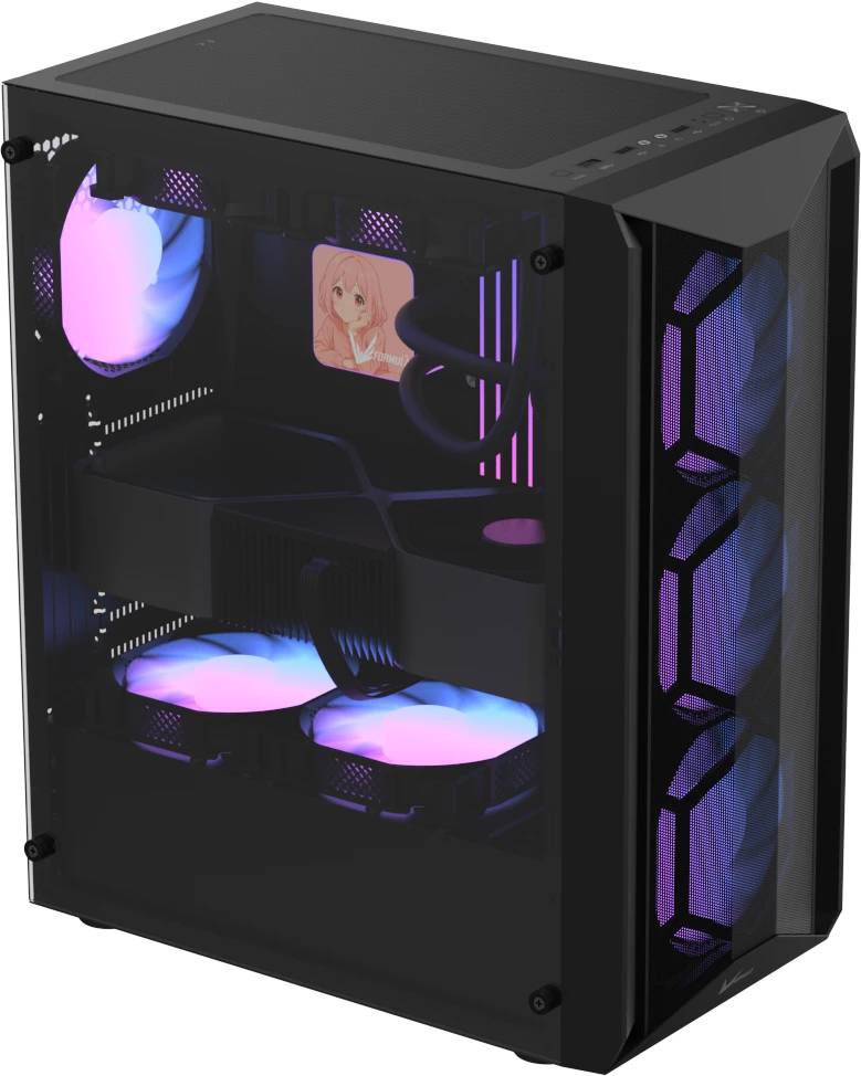 Корпус Formula Air Power G1 Black, без БП, ATX