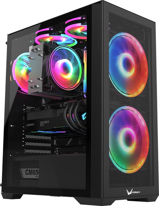 Корпус Formula Air Power G5 DUO Black, без БП, ATX