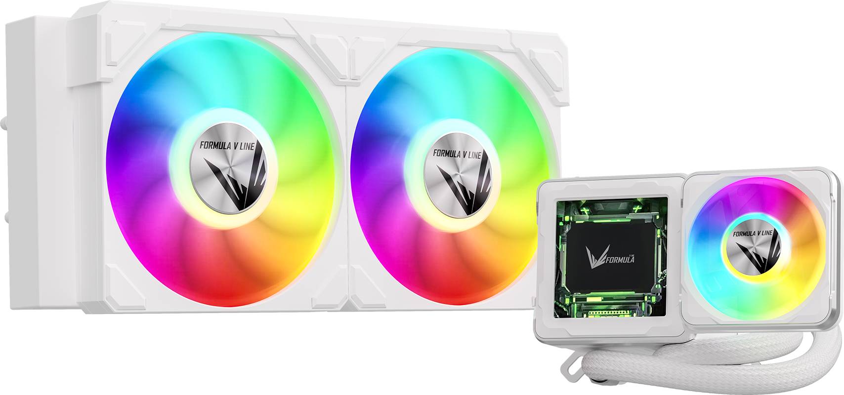 Жидкостное охлаждение Formula Cryo Wing Digi 240 WH, 280W (LGA1700 Ready)