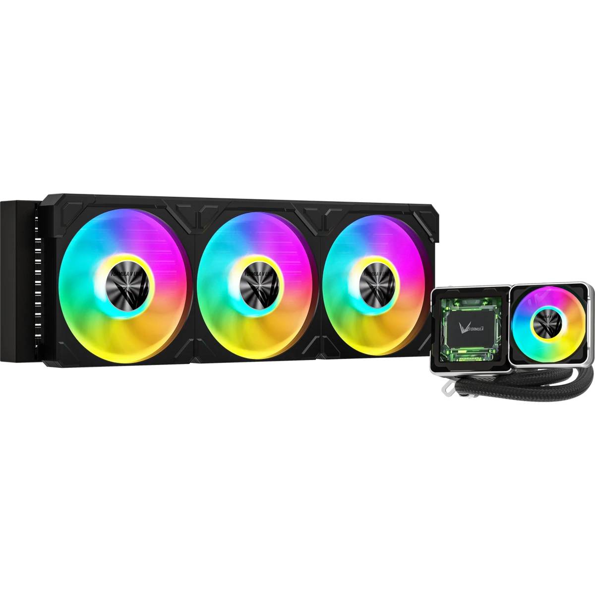 Жидкостное охлаждение Formula Cryo Wing Digi 360 BK, 340W (LGA1700 Ready)
