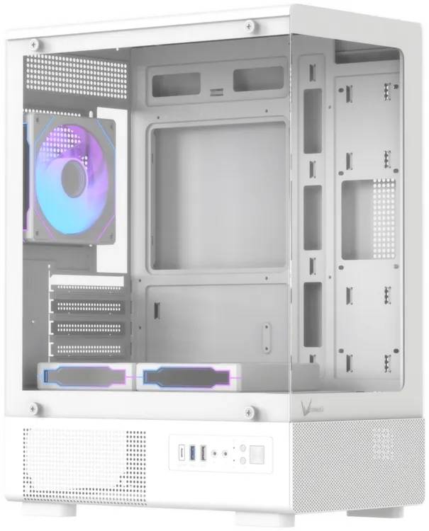 Корпус Formula Crystal Z1CM PLUS AR v2 White, без БП, mATX