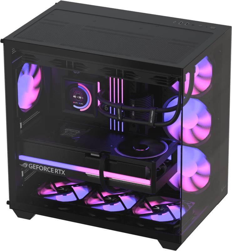 Корпус Formula Crystal Z2 Plus AR V2 Black, без БП, E-ATX
