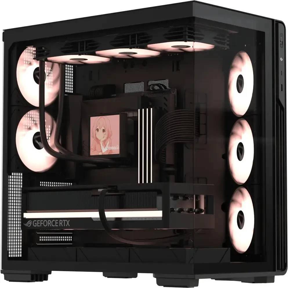 Корпус Formula Crystal Z7 Black, без БП, E-ATX