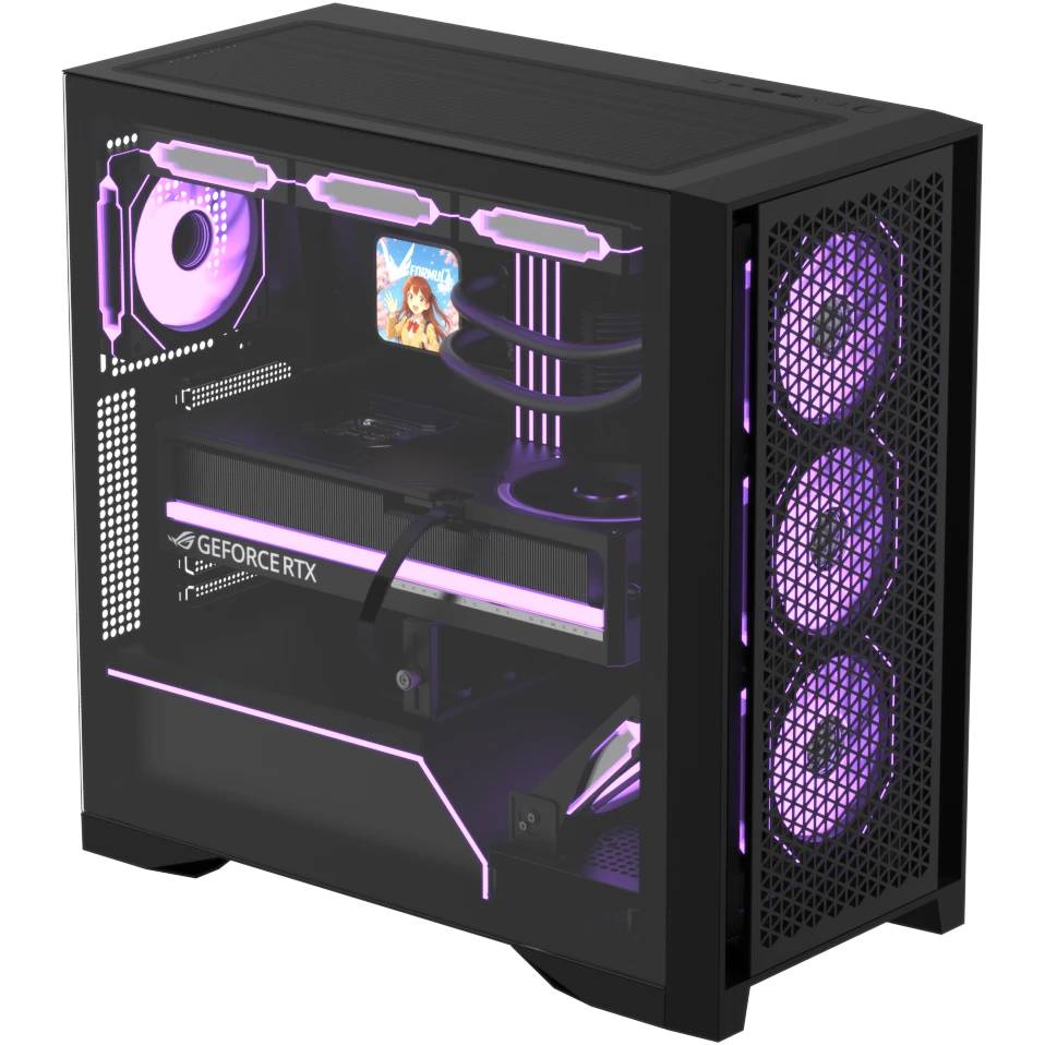 Корпус Formula Air Power G8 Floe Black, без БП, ATX