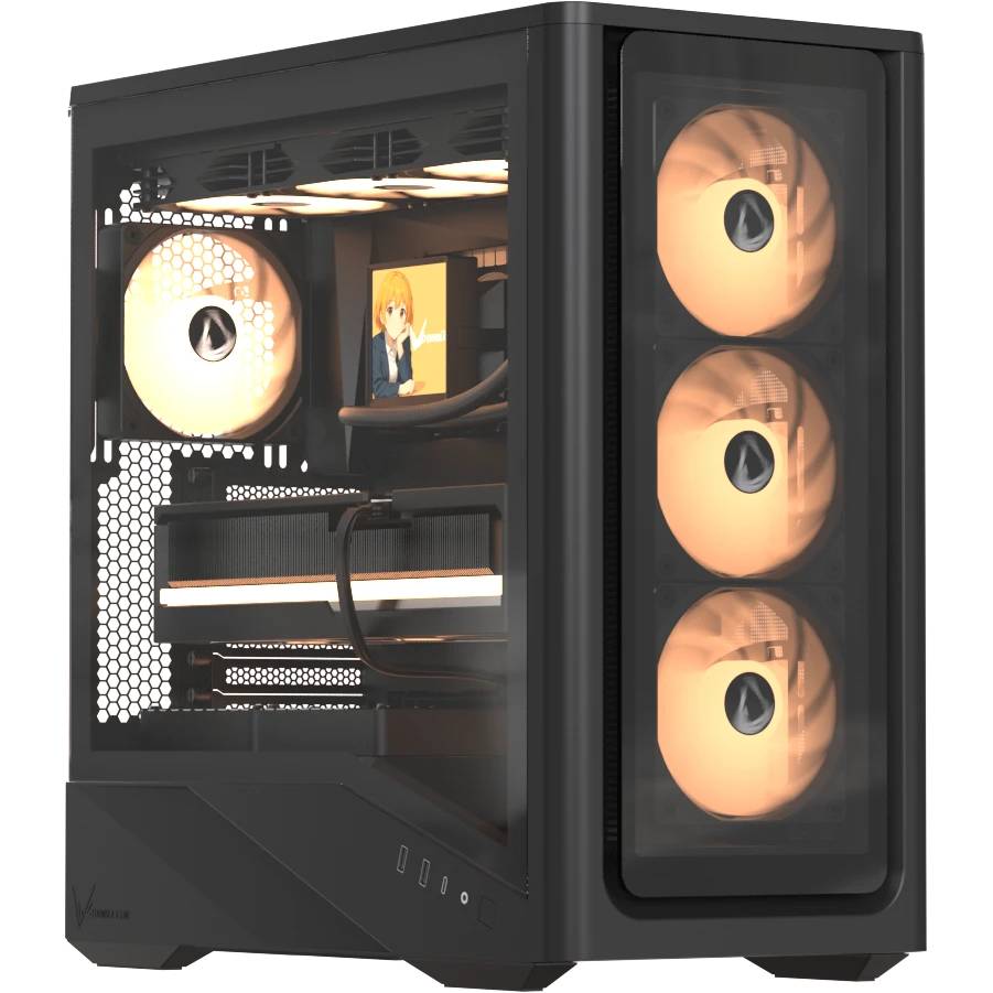 Корпус Formula Air Power G9 Duo PA Black, без БП, E-ATX
