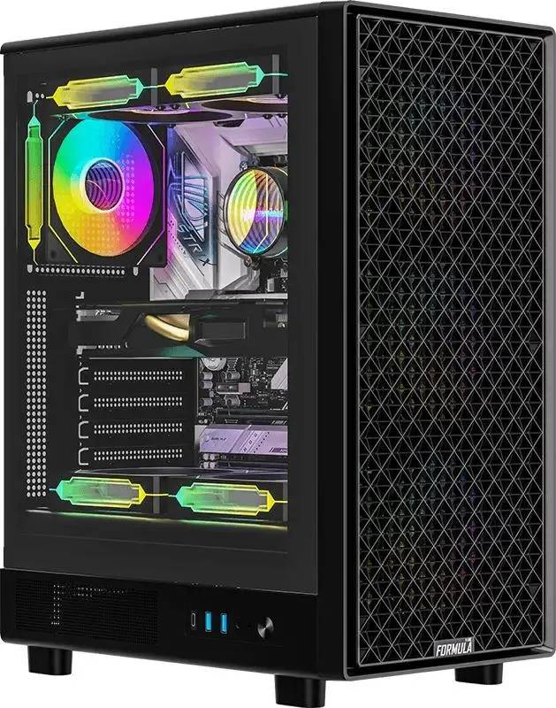 Корпус Formula Mana Dynamic, черный, без БП, ATX