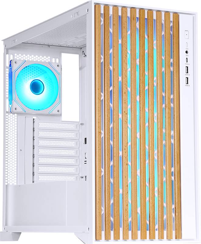 Корпус Formula TimberLine T0 белый, без БП, mATX