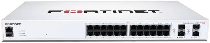 Коммутатор Fortinet FS-124F-FPOE, 24xLAN 1Gbps, 4xSFP+, PoE