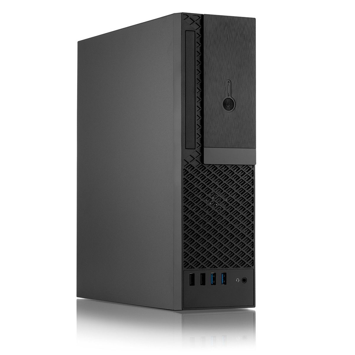 Корпус Foxline FL-1001-TFX300S-U32C, 300Вт, mATX