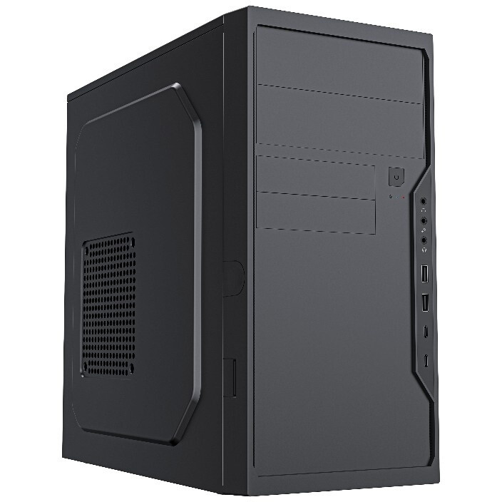 Корпус Foxline FL-733R-FZ500R-U2C2, 500Вт, mATX