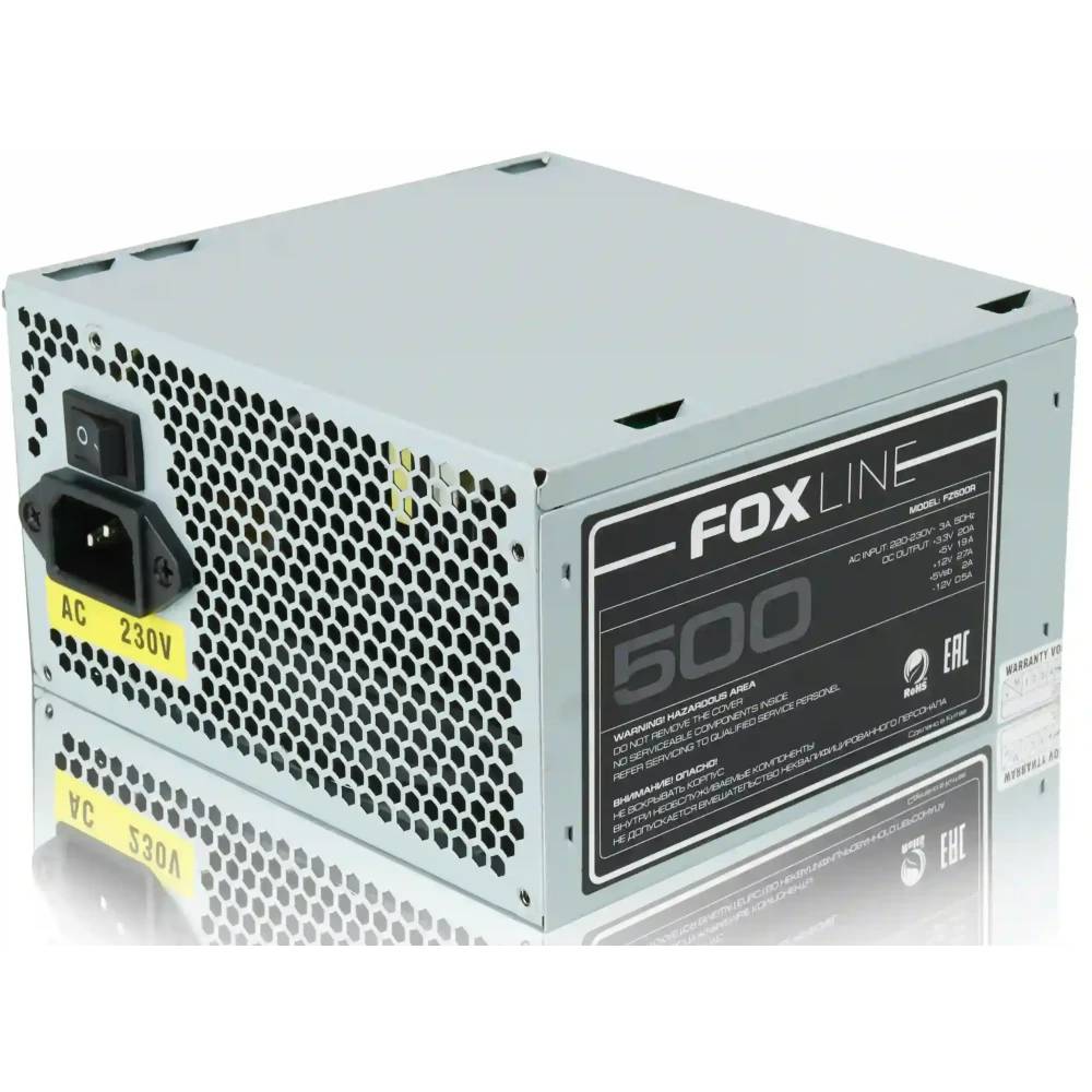 Блок питания 500Вт, FoxLine FZ500R, ATX