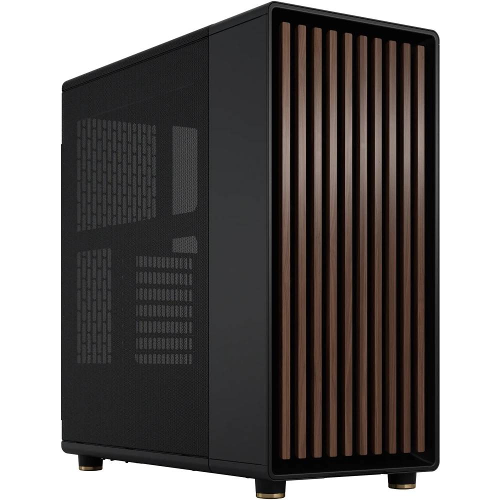 Корпус Fractal Design North Charcoal Black FD-C-NOR1C-01, без БП, ATX, черный