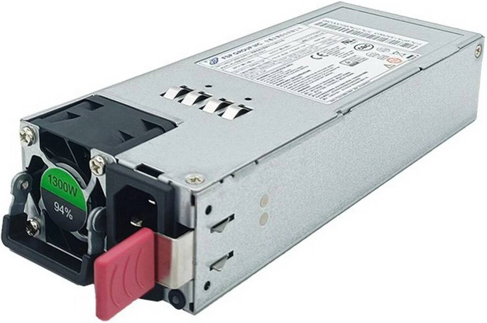 Блок питания 1300Вт, FSP FSP1300-2Q01A, 80+ Platinum, APFC, 1U