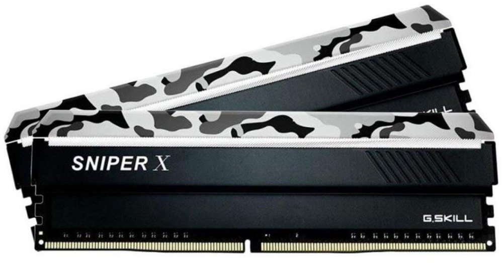Оперативная память 16Gb G.Skill Sniper X Urban Camo F4-3200C16D-16GSXWB DDR IV, PC-25600, 3200MHz, kit 2x8Gb