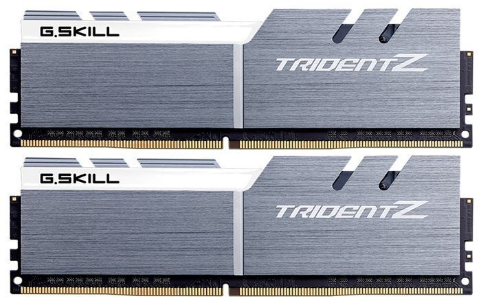 Оперативная память 16Gb G.Skill Trident Z F4-3200C16D-16GTZSW, DDR IV, PC-25600, 3200MHz, kit 2x8Gb