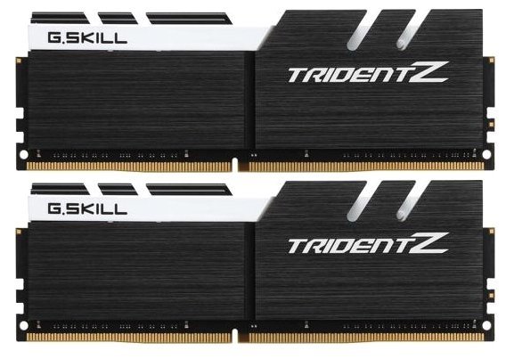 Оперативная память 32Gb G.Skill Trident Z F4-3200C16D-32GTZKW, DDR IV, PC-25600, 3200MHz, kit 2x16Gb