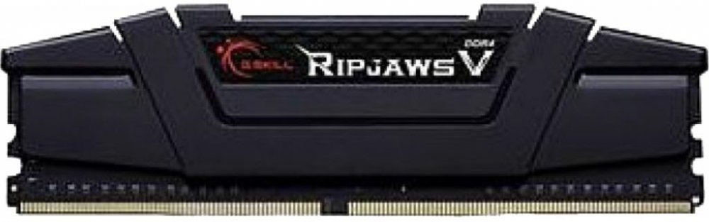 Оперативная память 16Gb G.Skill Ripjaws V Black F4-3200C16S-16GVK, DDR IV, PC-25600, 3200MHz