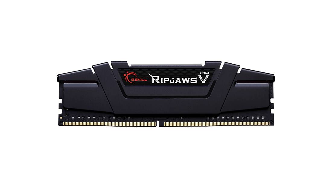 Оперативная память 32Gb G.Skill Ripjaws V Black F4-3200C16S-32GVK, DDR IV, PC-25600, 3200MHz