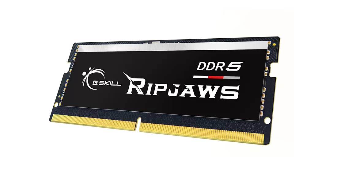 Оперативная память для ноутбука 16Gb G.Skill Ripjaws F5-4800S4039A16GX1-RS, SODIMM DDR V, PC-38400, 4800MHz