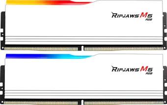 Оперативная память 48Gb G.Skill Ripjaws M5 RGB White F5-5200J4040A24GX2-RM5RW, DDR V, PC-41600, 5200MHz, kit 2x24Gb
