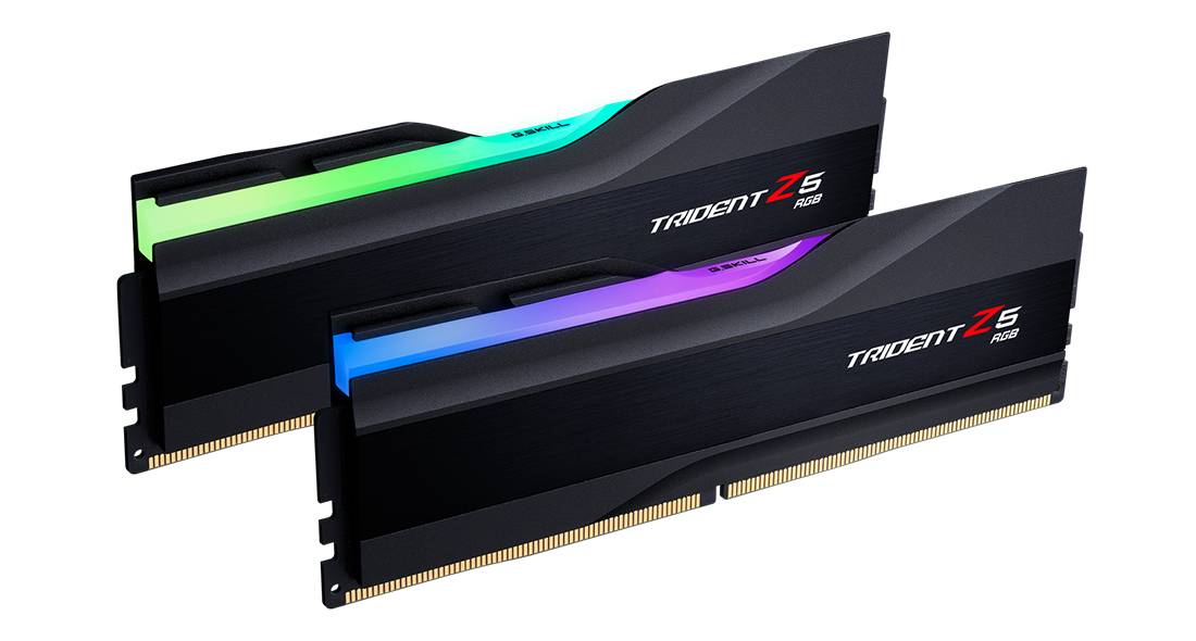 Оперативная память 64Gb G.Skill Trident Z5 RGB Black F5-5600J2834F32GX2-TZ5RK, DDR V, PC-44800, 5600MHz, kit 2x32Gb