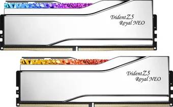 Оперативная память 64Gb G.Skill Trident Z5 ROYAL NEO RGB F5-6000J3036G32GX2-TR5NS, DDR V, PC-48000, 6000MHz, kit 2x32Gb
