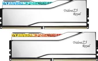 Оперативная память 32Gb G.Skill Trident Z5 Royal White F5-6000J2836G16GX2-TR5S, DDR V, PC-48000, 6000MHz, kit 2x16Gb