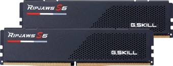 Оперативная память 64Gb G.Skill Ripjaws Ripjaws S5 Black F5-6000J2836G32GX2-RS5K, DDR V, PC-48000, 6000MHz, kit 2x32Gb