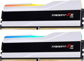 Оперативная память 64Gb G.Skill G.Skill Trident Z5 RGB White F5-6000J2836G32GX2-TZ5RW, DDR V, PC-48000, 6000MHz, kit 2x32Gb