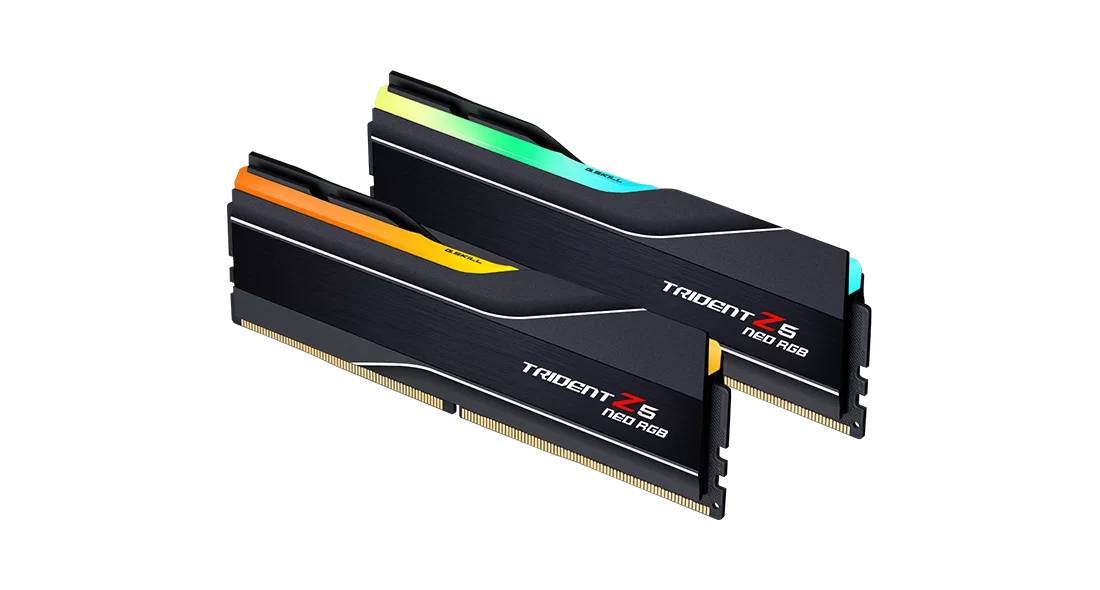 Оперативная память 64Gb G.Skill Trident Z5 NEO RGB F5-6000J3036G32GX2-TZ5NR, DDR V, PC-48000, 6000MHz, kit 2x32Gb