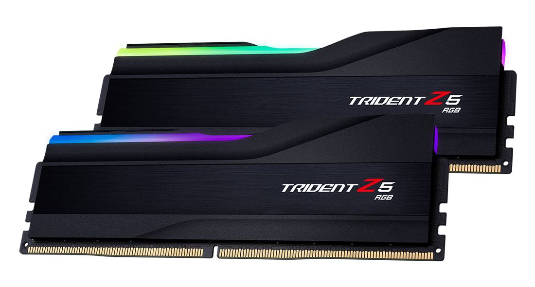 Оперативная память 64Gb G.Skill Trident Z5 RGB Black F5-6000J3040G32GX2-TZ5RK, DDR V, PC-48000, 6000MHz, kit 2x32Gb