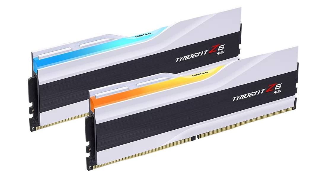 Оперативная память 64Gb G.Skill Trident Z5 RGB White F5-6000J3636F32GX2-TZ5RW, DDR V, PC-48000, 6000MHz, kit 2x32Gb