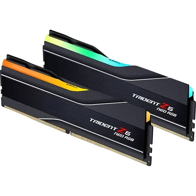Оперативная память 128Gb G.Skill Trident Z5 Neo RGB Black F5-6000J3644D64GX2-TZ5NR, DDR V, PC-48000, 6000MHz, kit 2x64Gb