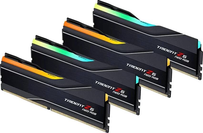Оперативная память 256Gb G.Skill Trident Z5 Neo RGB F5-6000J3644D64GX4-TZ5NR, DDR V, PC-48000, 6000MHz, kit 4x64Gb
