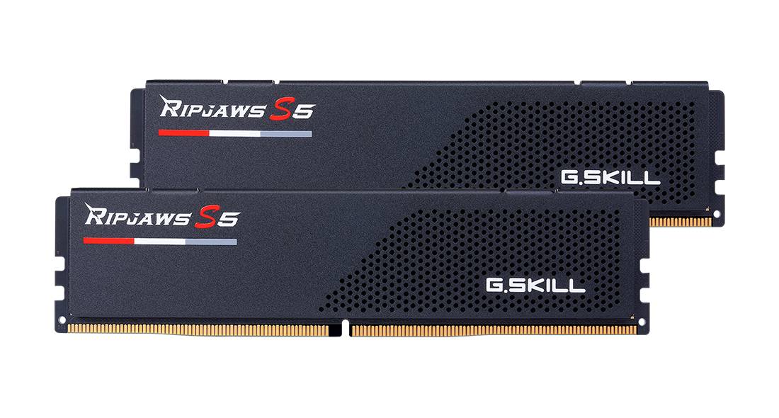 Оперативная память 48Gb G.Skill Ripjaws S5 Black F5-6400J3239F24GX2-RS5K, DDR V, PC-51200, 6400MHz, kit 2x24Gb