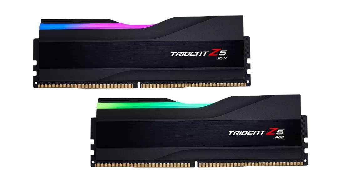 Оперативная память 48Gb G.Skill Trident Z5 RGB Black F5-7600J3848F24GX2-TZ5RK, DDR V, PC-60800, 7600MHz, kit 2x24Gb