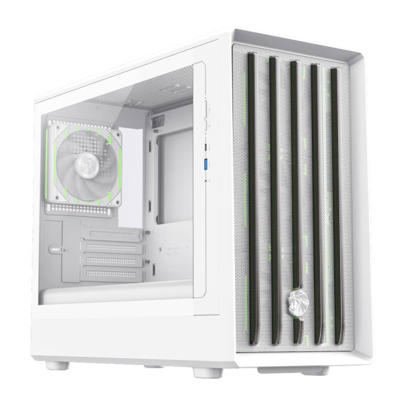 Корпус GameMax Legend CLAW 360 WH, без БП, mATX