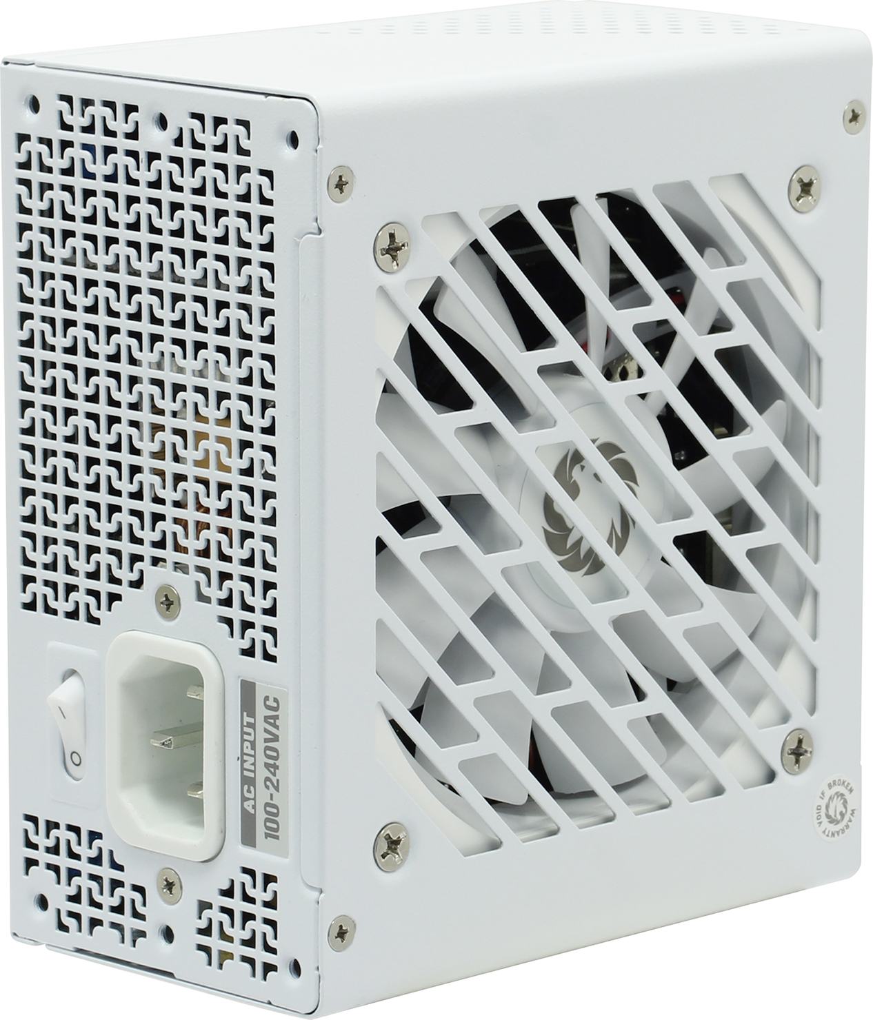 Блок питания 650Вт, GameMax GS-650G WH, 80 Plus Gold, APFC, ATX