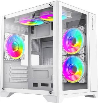 Корпус GameMax Infinity Mini WH, без БП, mATX