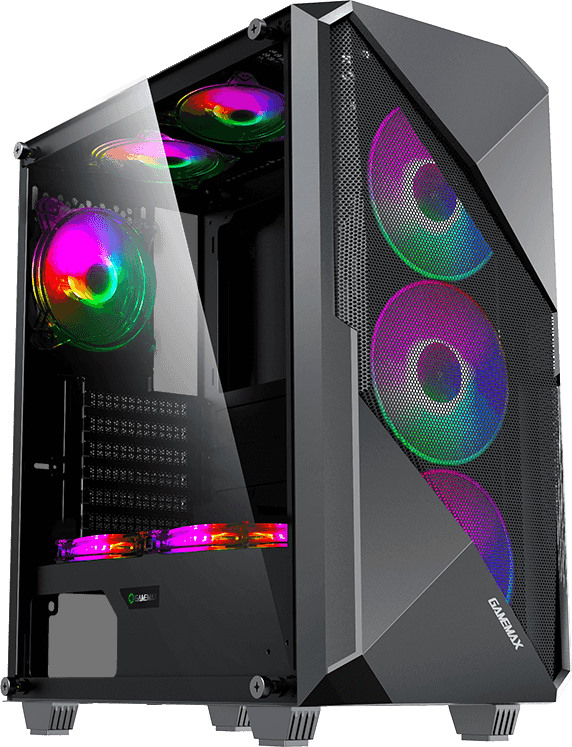 Корпус GameMax Revolt, без БП, ATX