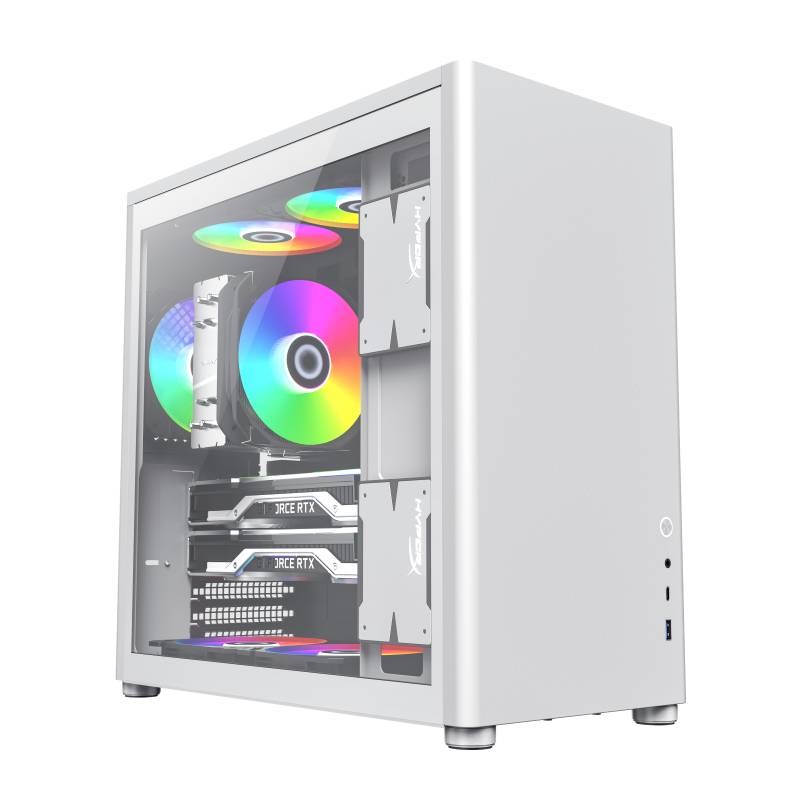 Корпус GameMax Spark Pro Full White, без БП, ATX