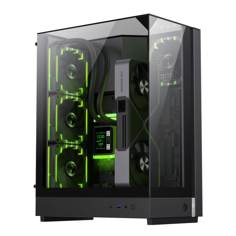 Корпус GameMax Infinity T20 BK, без БП, mATX