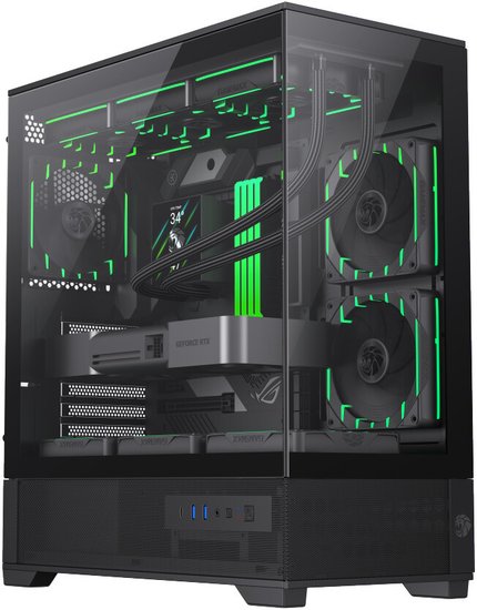 Корпус GameMax VISTA 2 AB, без БП, ATX