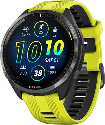 Смарт часы Garmin Forerunner 965, черный/желтый (010-02809-12)
