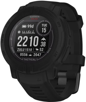 Умные часы Garmin Instinct 2 Solar, черный (010-02627-03)